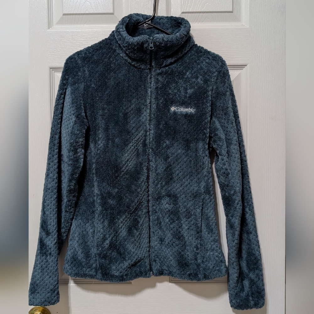 Columbia Women's Emerald Green Teddy Jacket Size medium